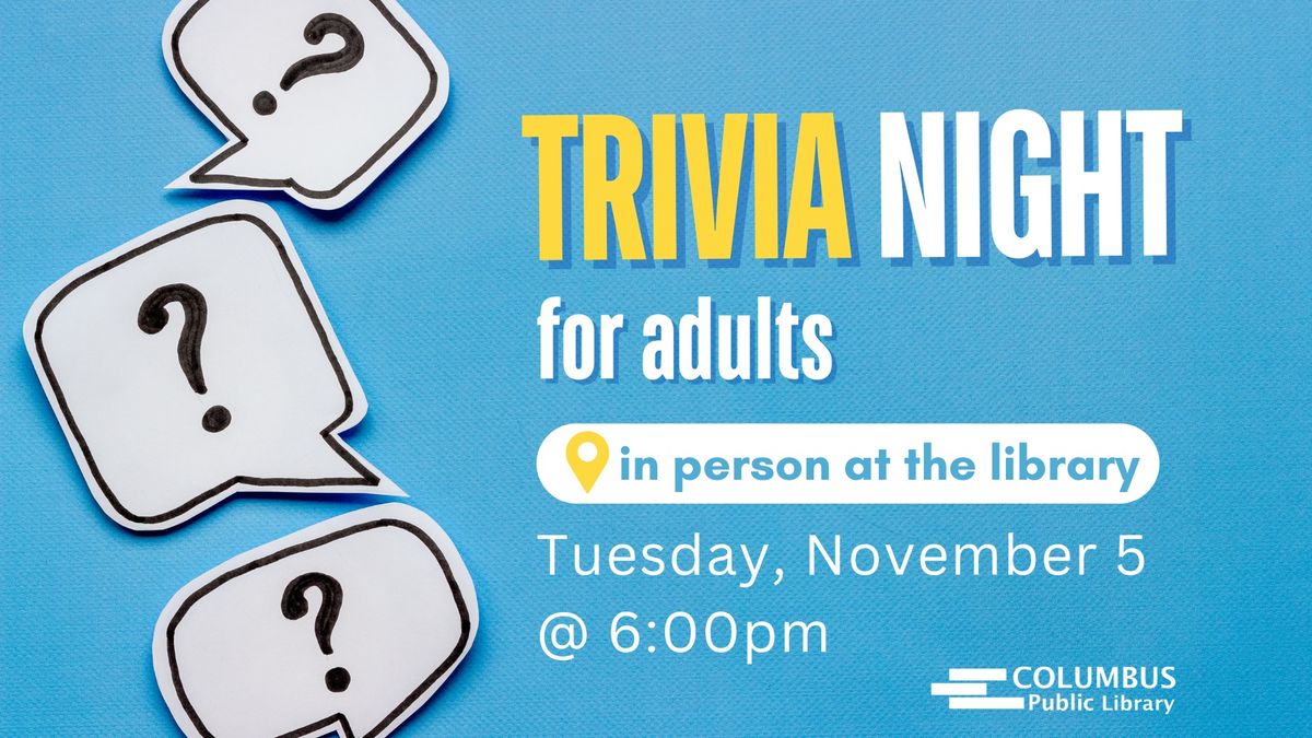 Trivia Night for Adults