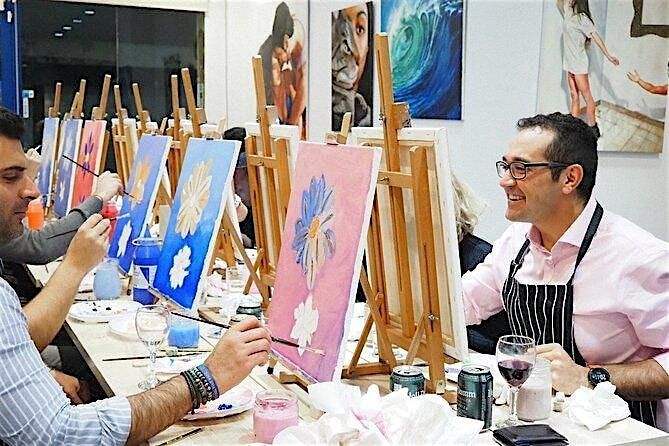 PAINT @ LUNCH IN THE CITY with local artist "TE"