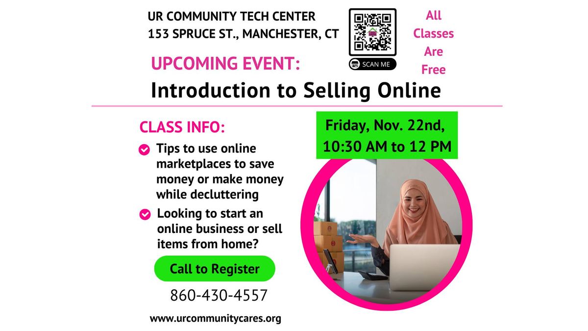 Tech Center Class: Introduction to Selling Online