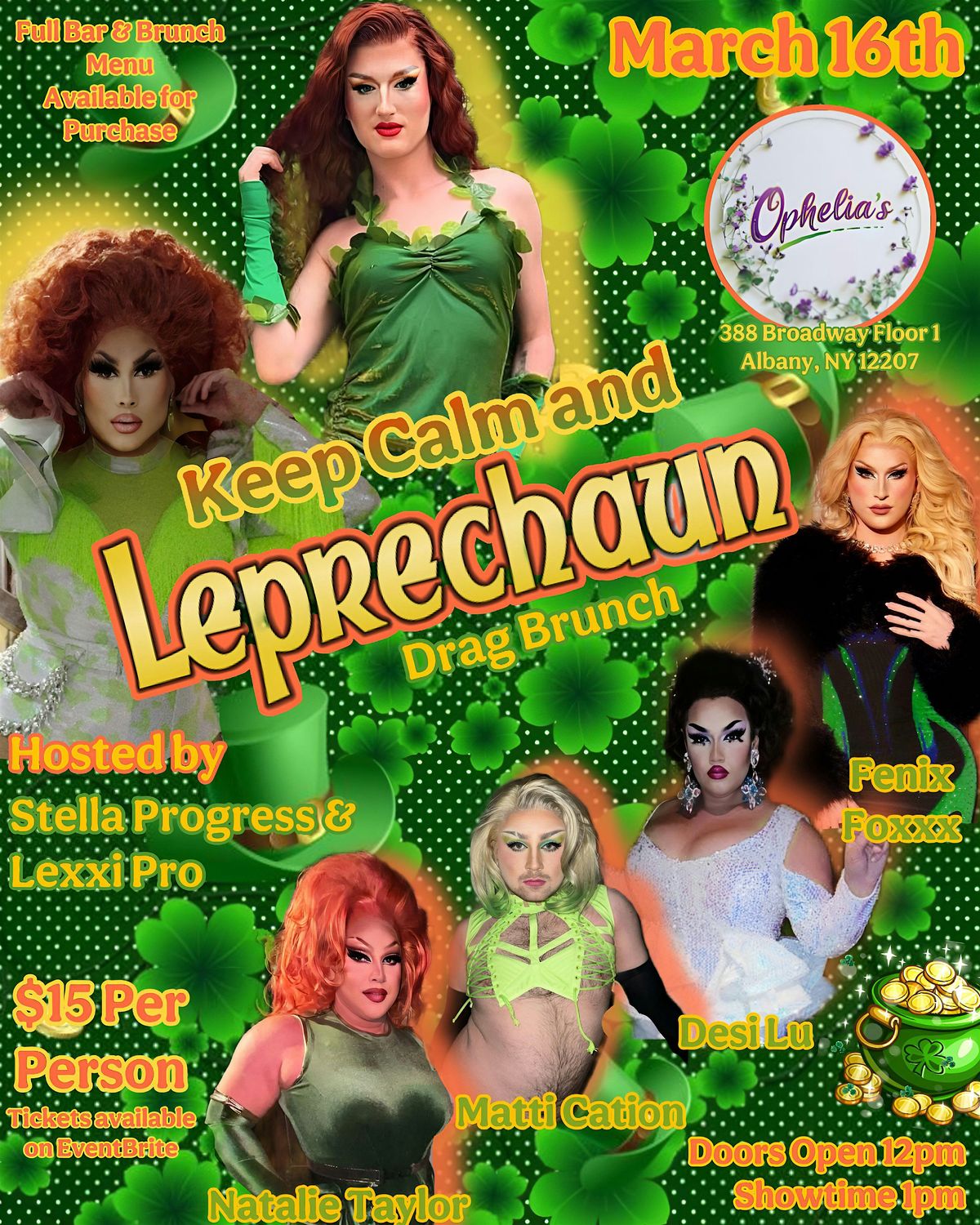 Keep Calm and Leprechaun Drag Brunch