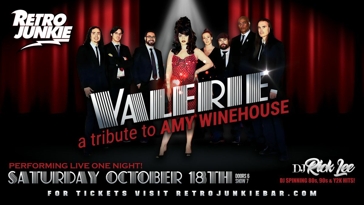 VALERIE (Amy Winehouse Tribute)... LIVE @ Retro Junkie!