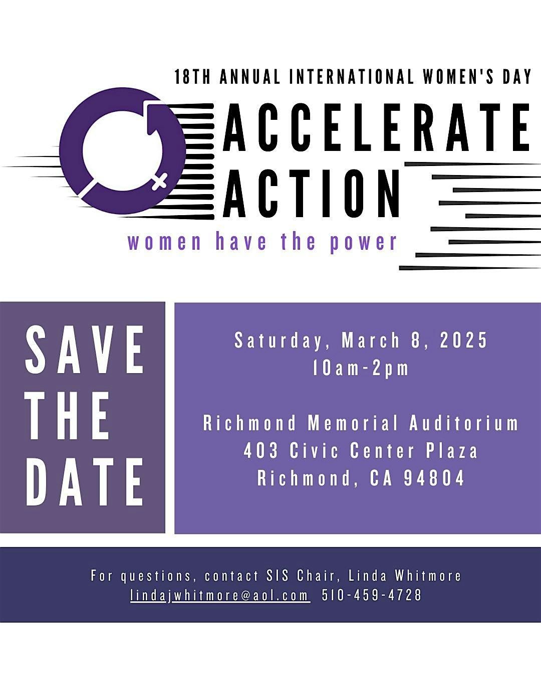 18th Annual International Women's Day ( City of Richmond)