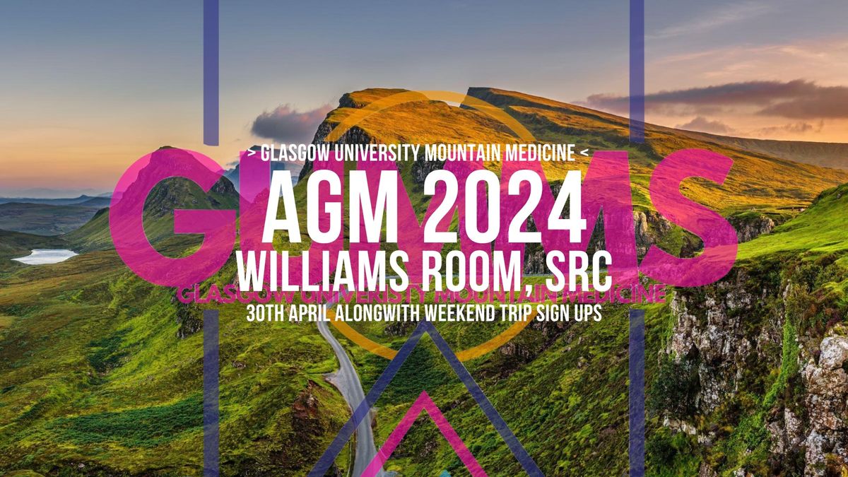 AGM 2024 and Weekend Trip Sign Ups