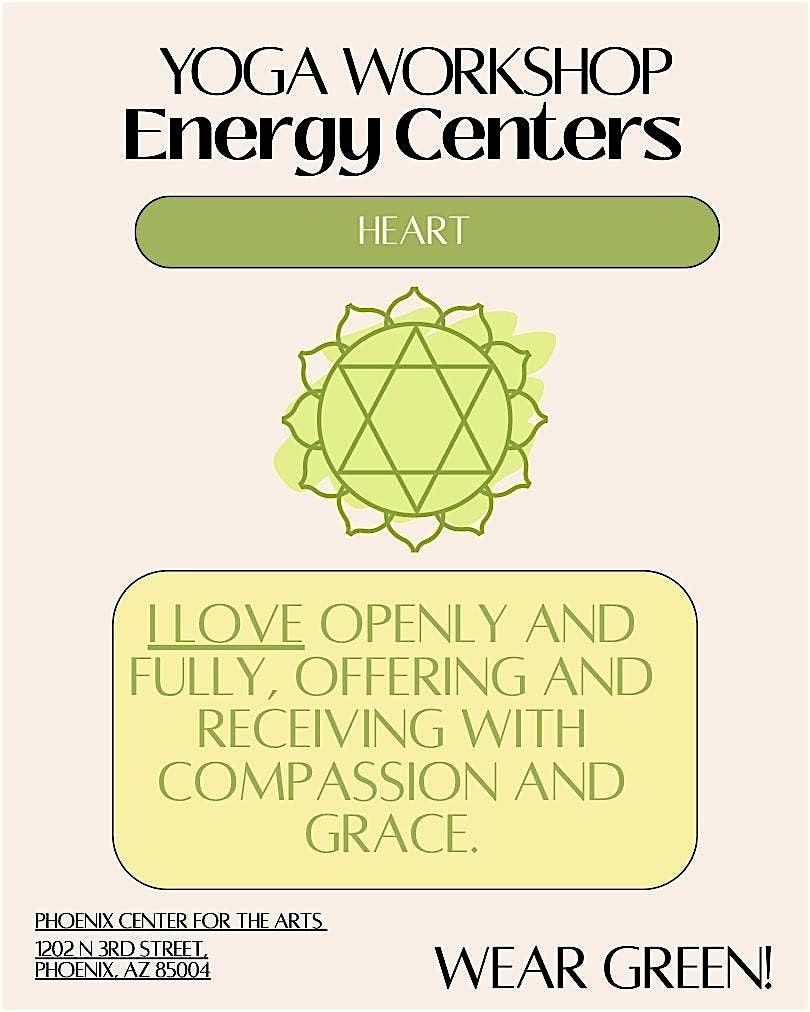 Friday Nite Workshop: Yoga Week 4 - "Heart" with Aryam Garcia