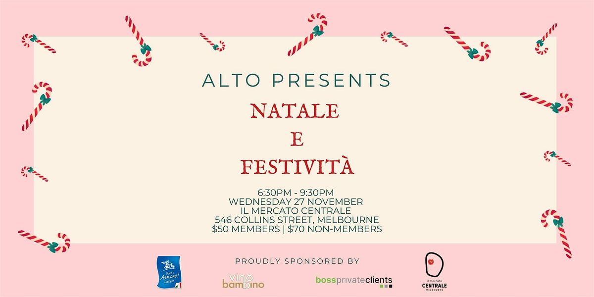 ALTO Presents: Natale e Festivit\u00e0