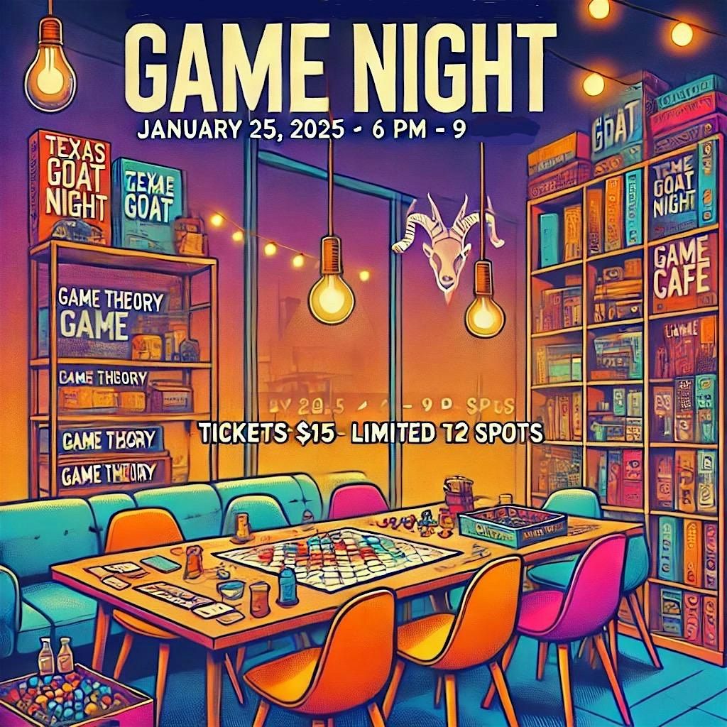 Game Night at Game Theory Cafe