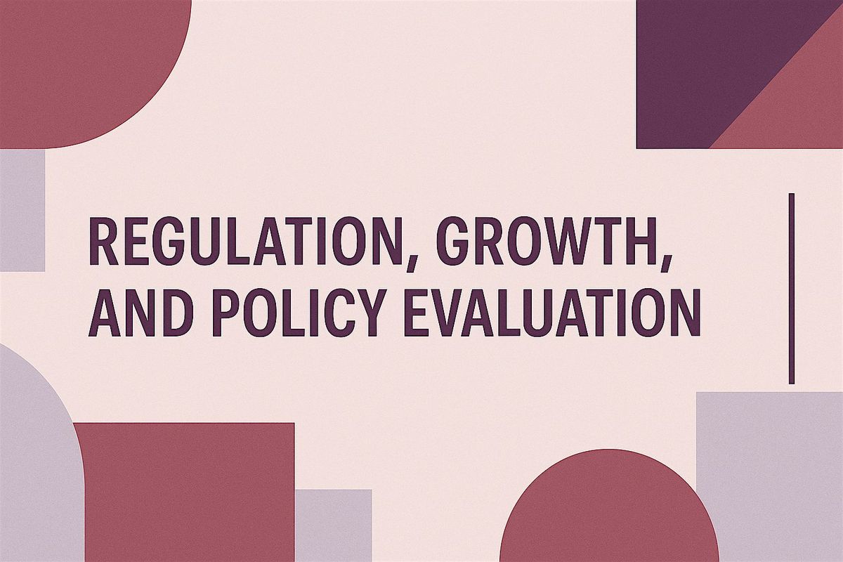 Topics in economics regulation: growth and policy evaluation
