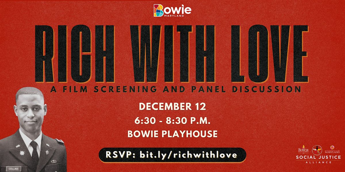Rich With Love: A Film Screening and Panel Discussion