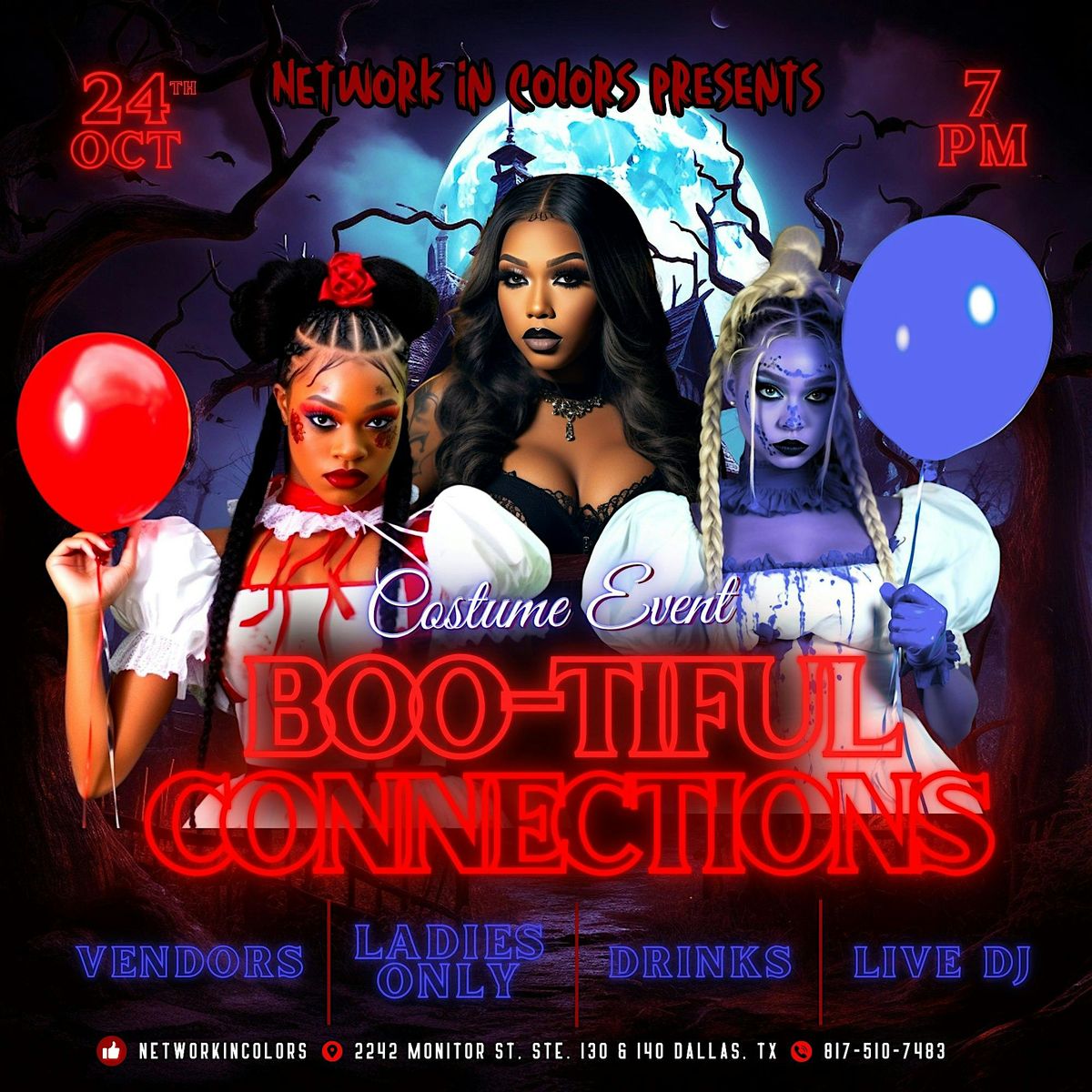 Boo-tiful Connections -  Costume Networking Experience for Women