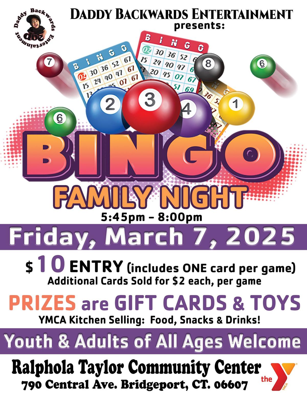 BINGO NIGHT for the FAMILY (All Ages)