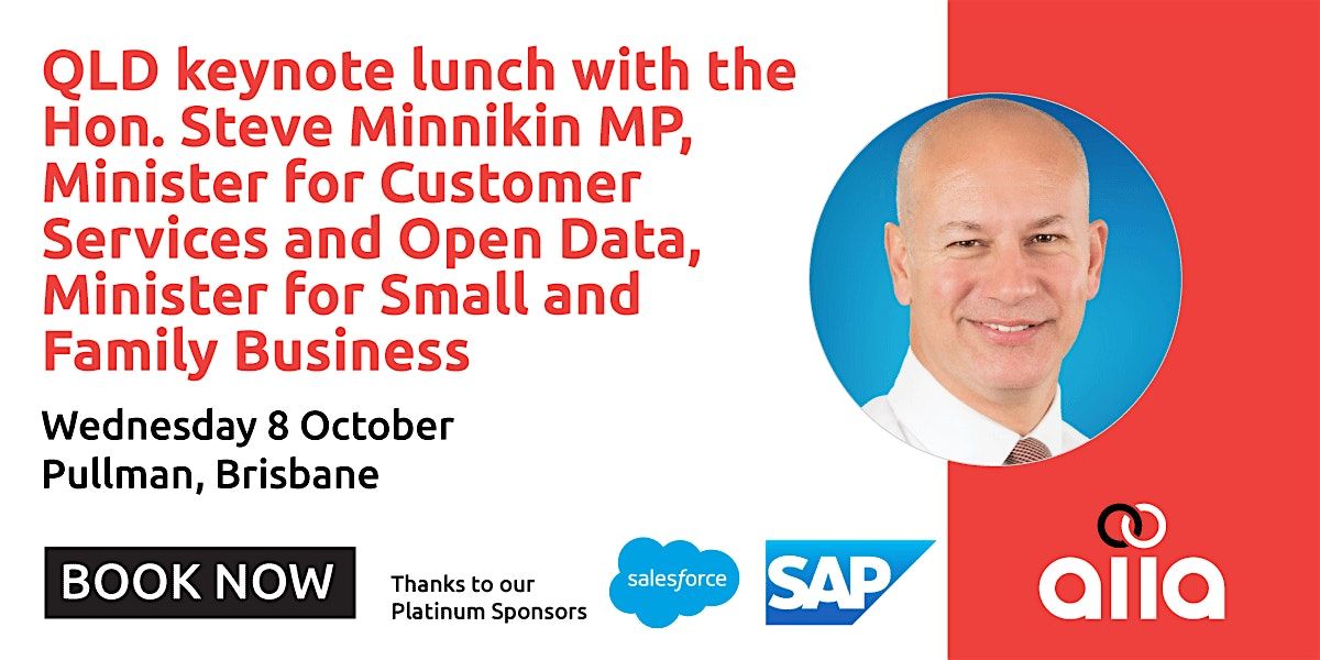 QLD keynote lunch with the Hon. Steve Minnikin MP