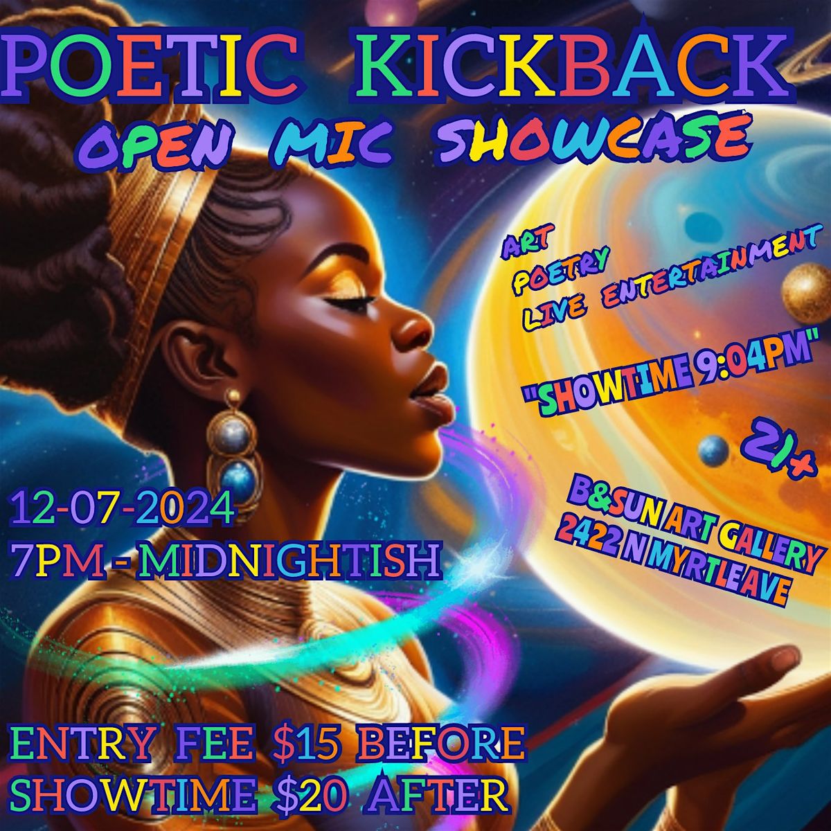 POETIC KICKBACK DECEMBER 7TH