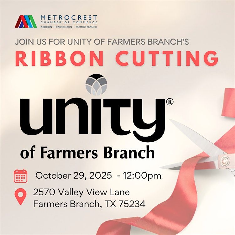 Unity of Farmers Branch Ribbon Cutting