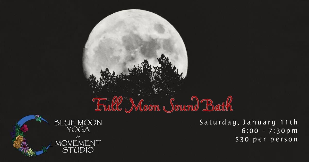 Full Moon Sound Bath with Claire