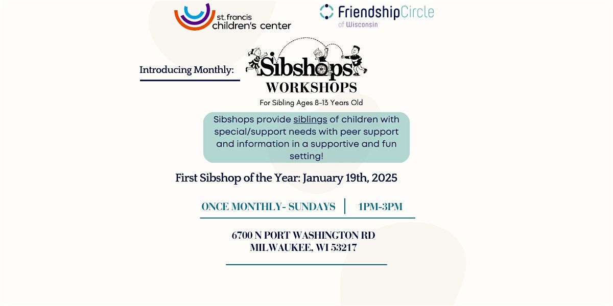 SibShops: For children that have a sibling with a special\/support need