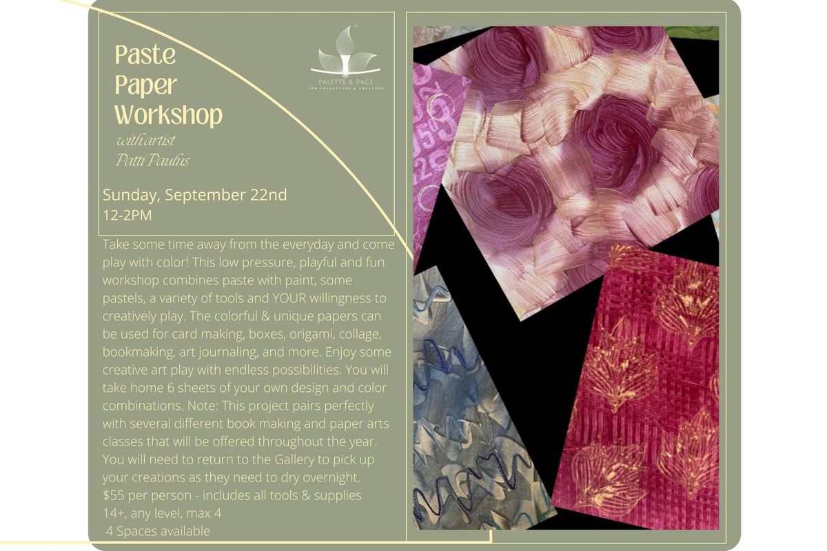 Paste Paper Workshop