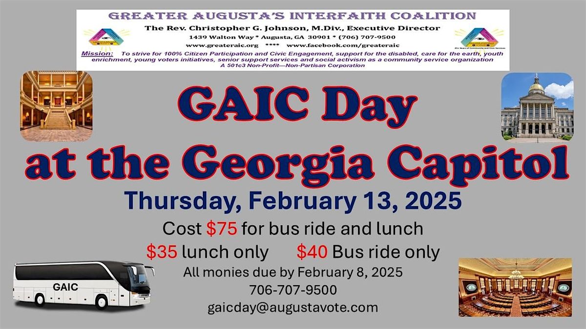 GAIC DAY AT THE GEORGIA GENERAL ASSEMBLY 2025