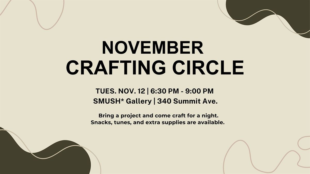 November Crafting Circle