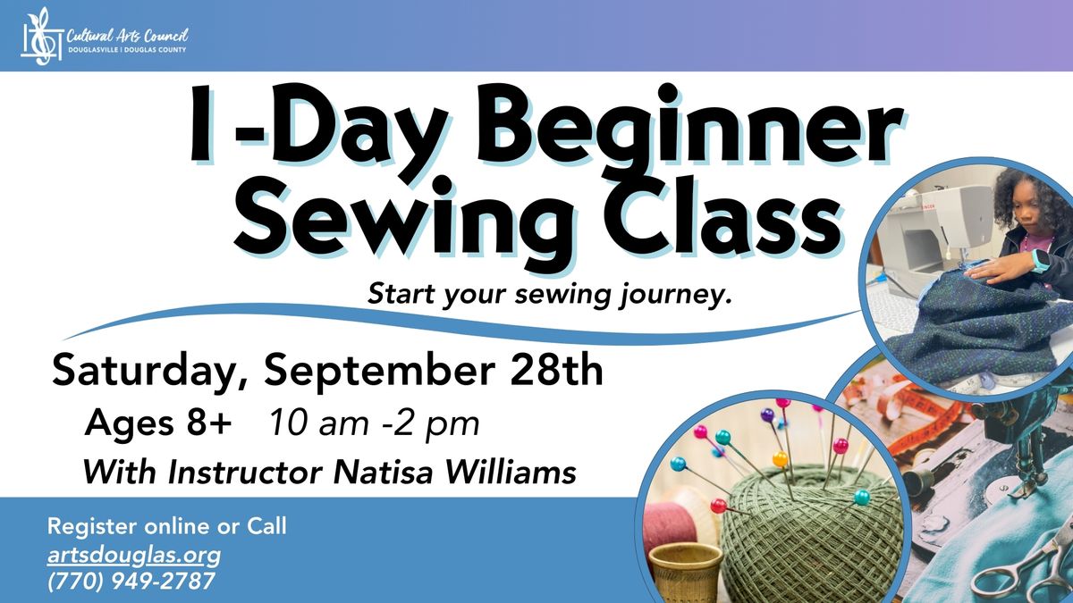 Class: 1-Day Beginner Sewing Class