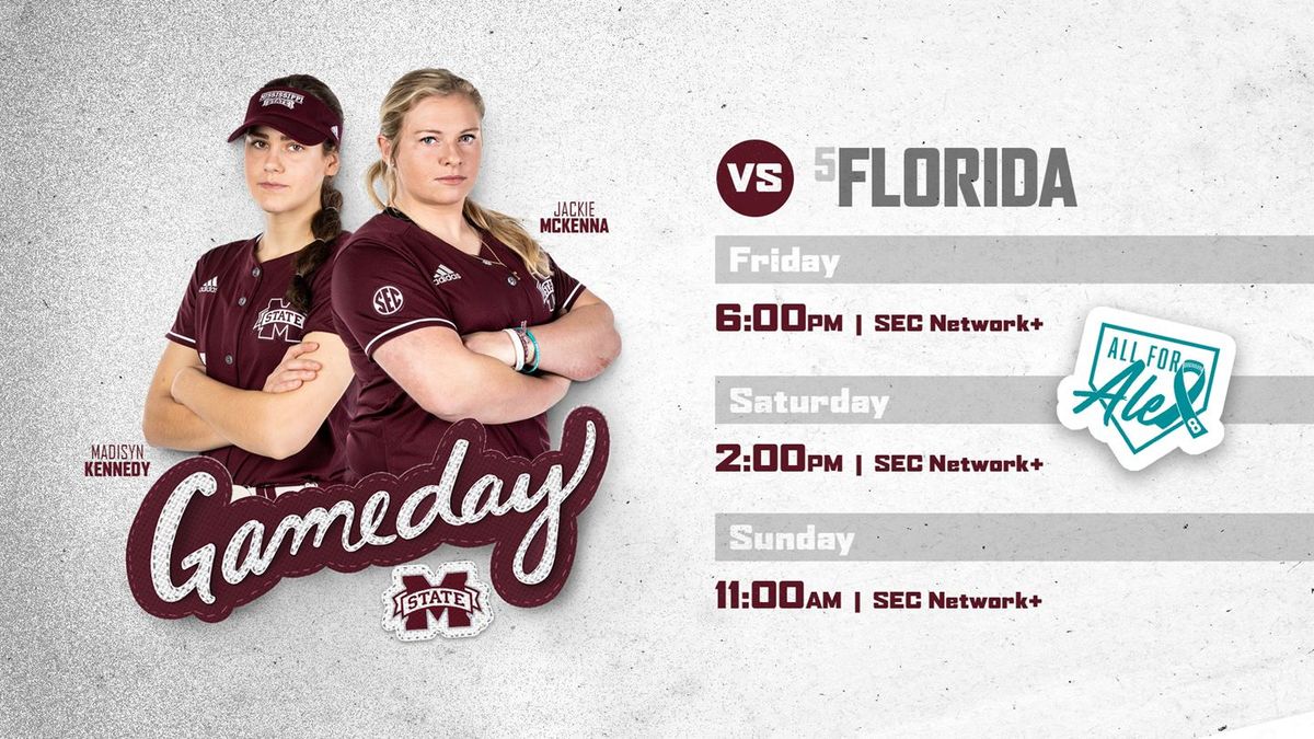 Mississippi State Bulldogs at Florida Gators Softball at Katie Seashole Pressly Softball Stadium