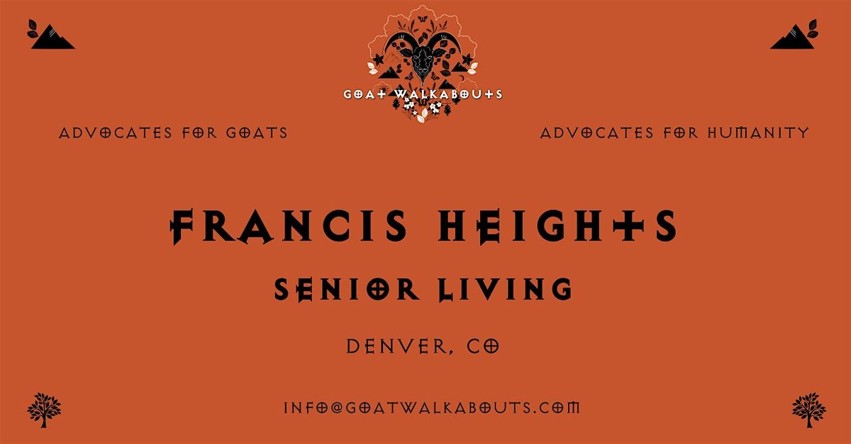 Goat Walkabouts  - Francis Heights - Denver