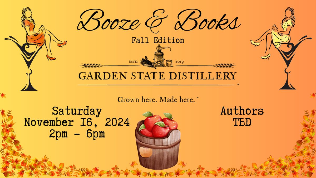 Booze & Books Fall Edition 2024