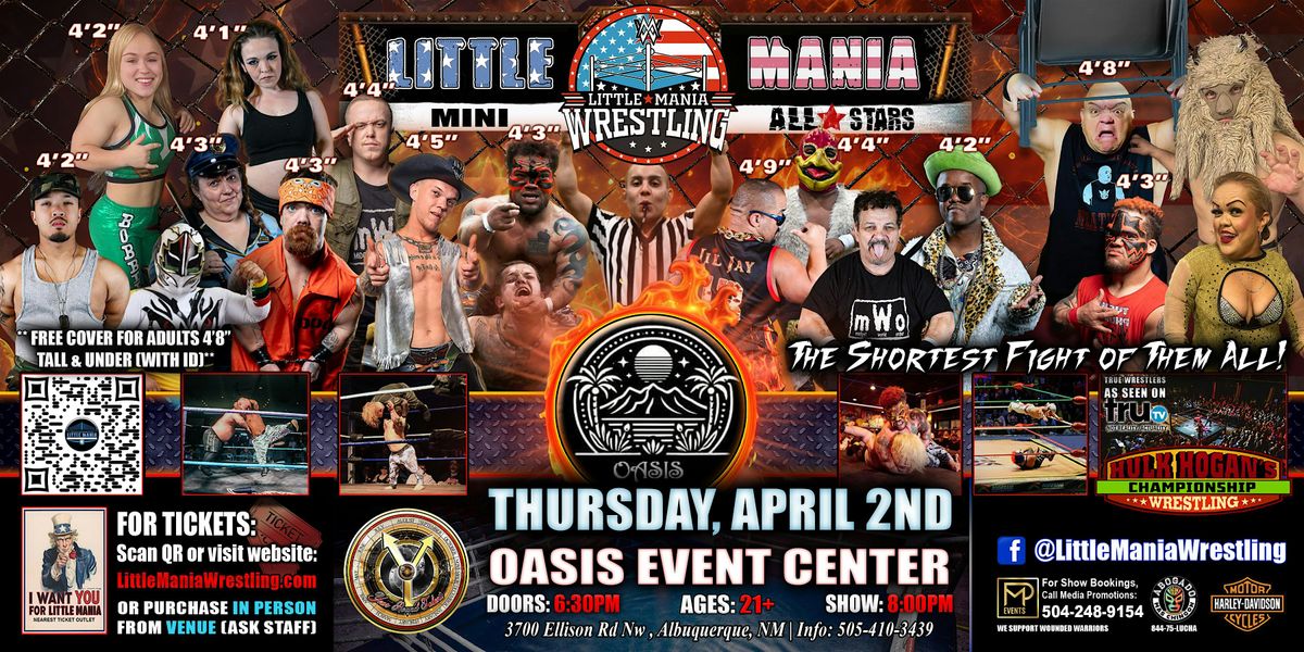 Albequerque, NM - Little Mania Mini Wrestling @ Oasis Event Center