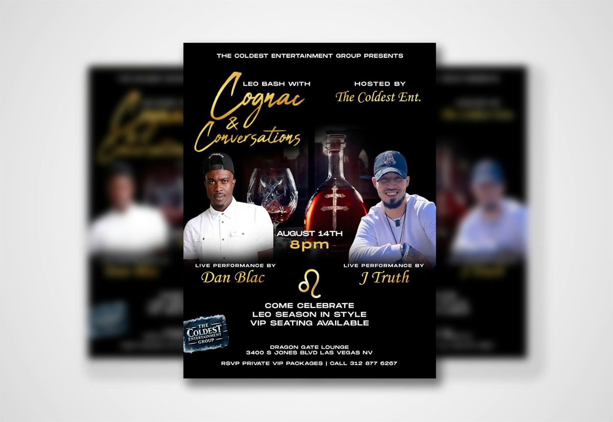 LEO BASH W\/ COGNAC & CONVERSATIONS