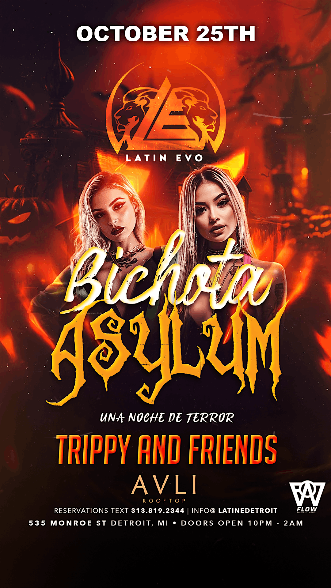 Bichota Asylum Halloween fiesta