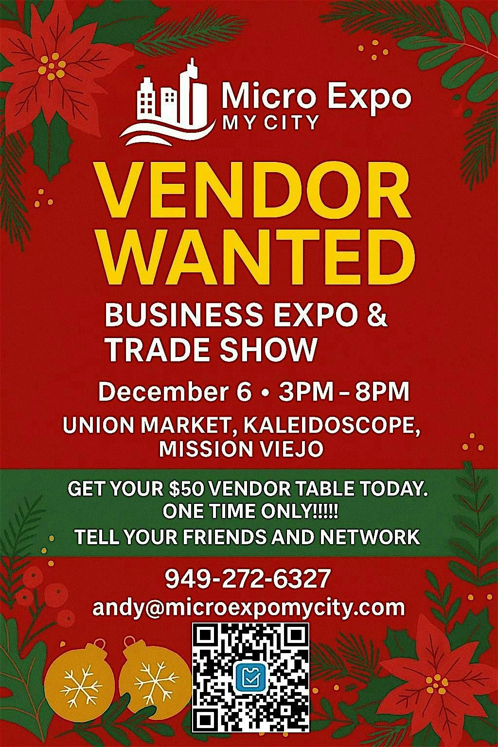HOLIDAYS  @MICRO EXPO MY CITY - THE NEW ERA OF BUSINESS EXPOS & TRADE SHOWS
