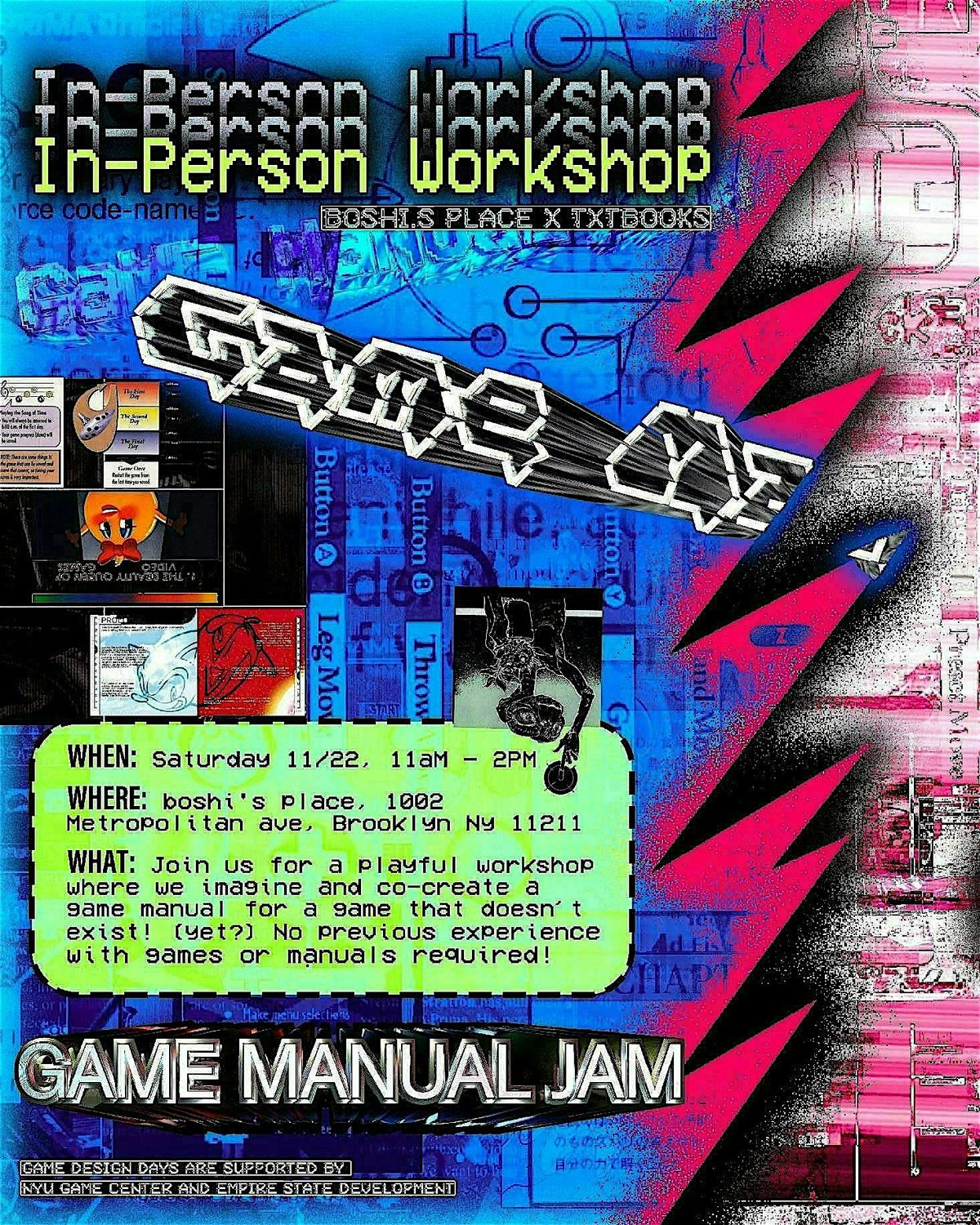 [boshi's x TXTbooks] Game Manual Jam