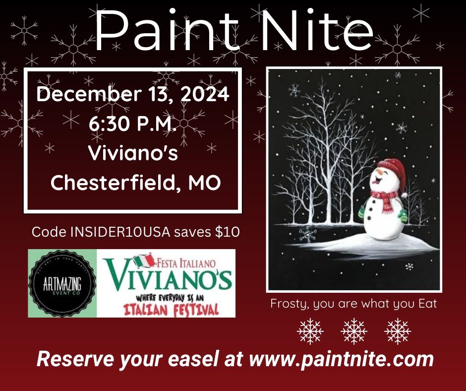 12\/13\/2024 Paint Nite at Viviano\u2019s in Chesterfield, MO