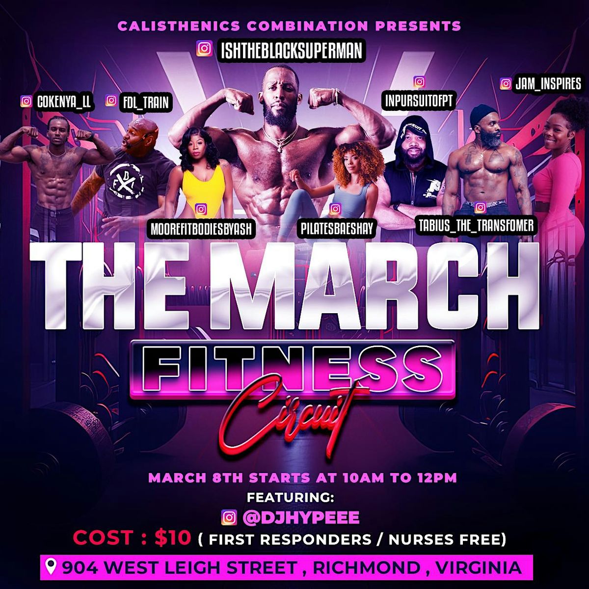 CALISTHENICS COMBINATION PRESETS : THE MARCH FITNESS CIRCUIT