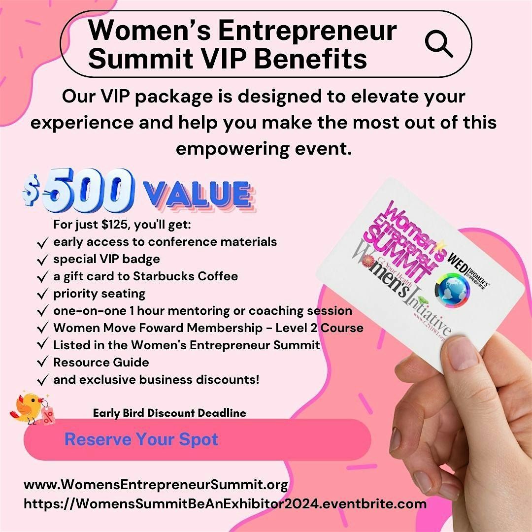 VIP Tickets - Women's Entrepreneur Summit - Indiana