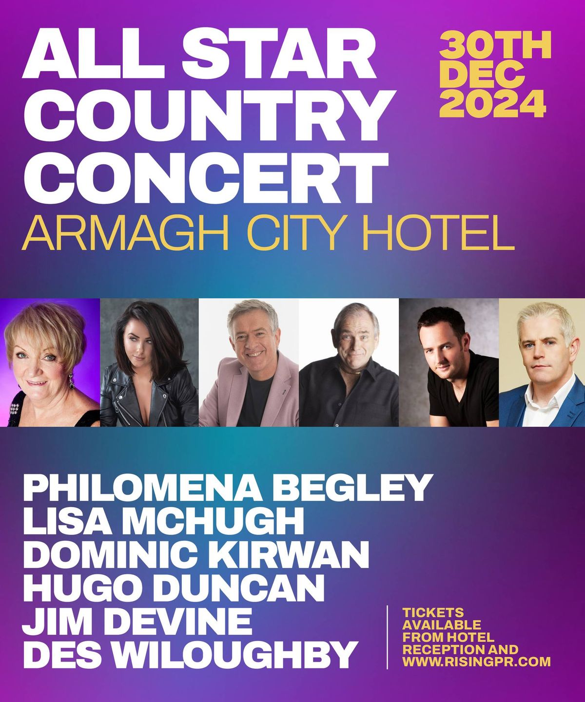 All Star Country Concert - Armagh City Hotel