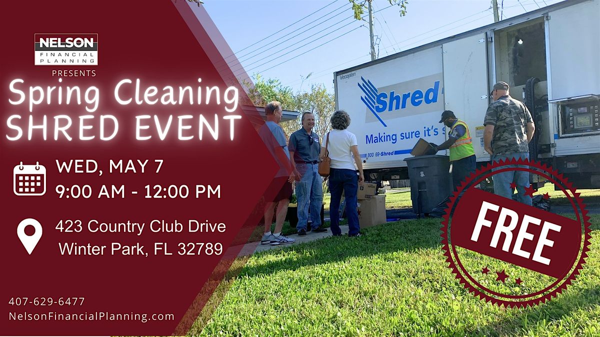 Spring Cleaning Shred Event