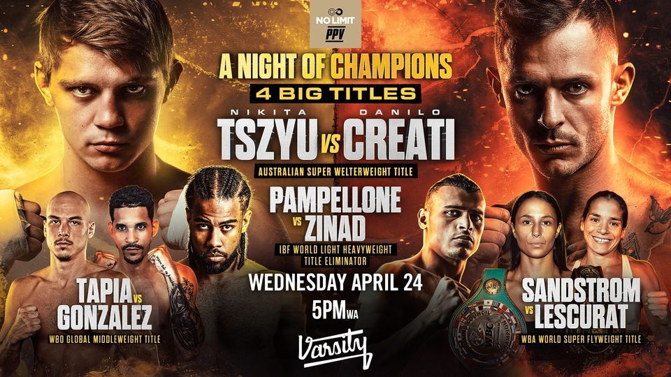 Tszyu v Creati @ Varsity