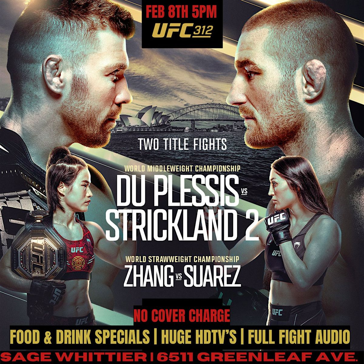 UFC 312 Du Plessis vs. Strickland 2