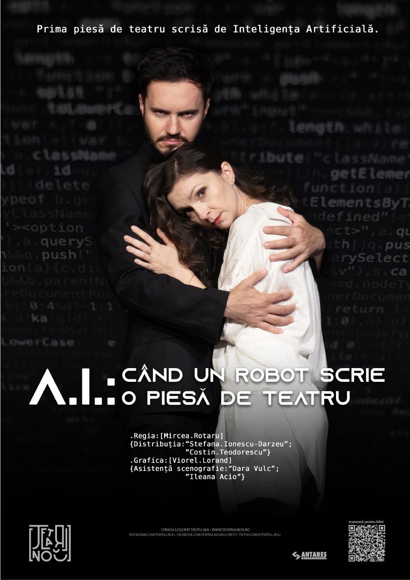 A.I.: C\u00c2ND UN ROBOT SCRIE O PIES\u0102 DE TEATRU - Prima pies\u0103 de teatru scris\u0103 de Inteligen\u021ba Artificial