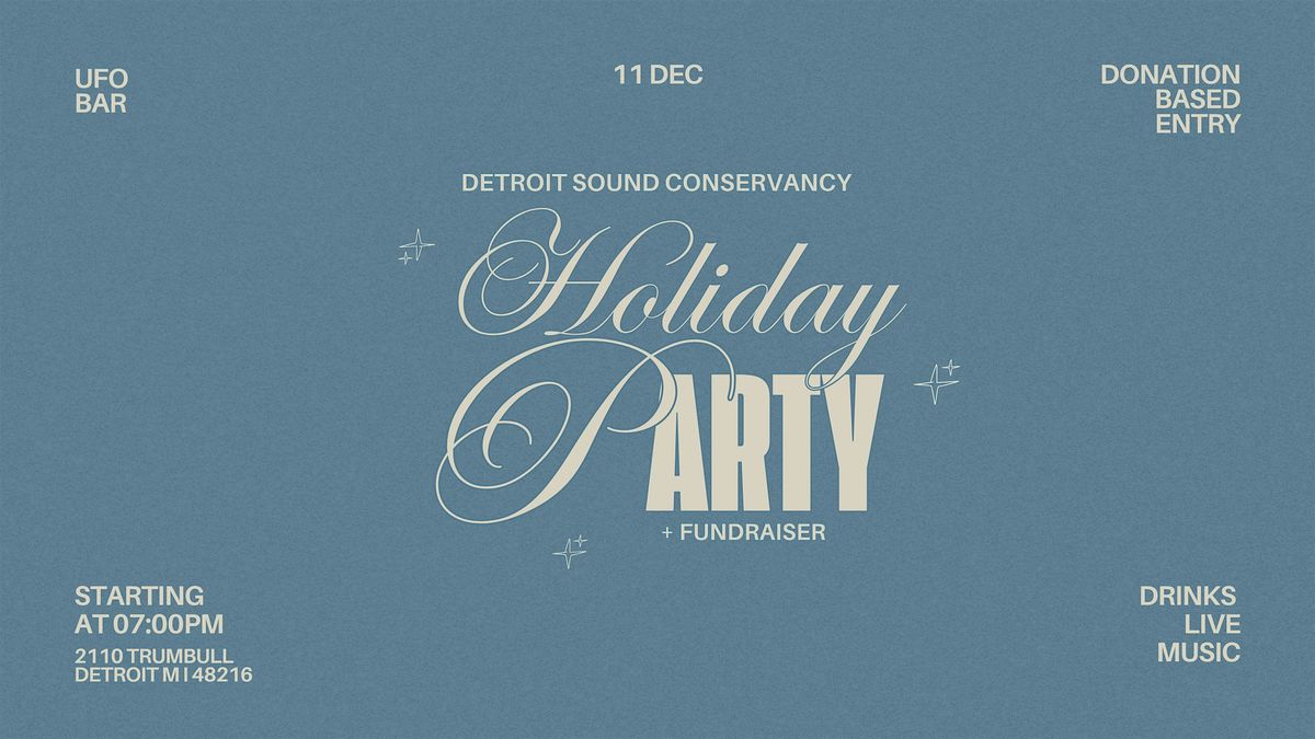 DSC 2025 Holiday Party + Fundraiser!