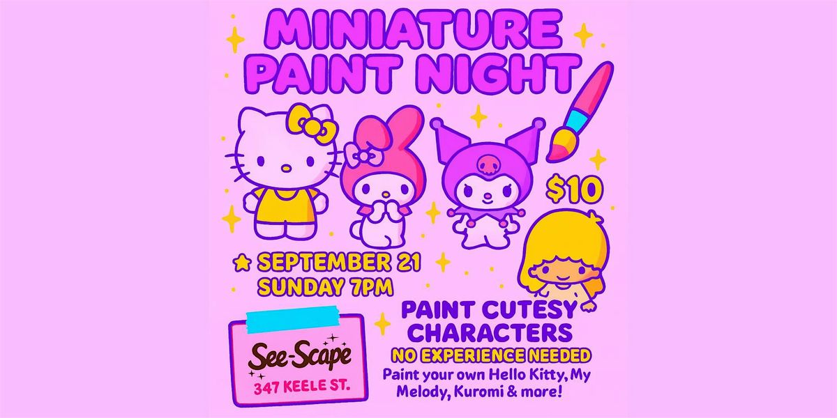 Miniature Paint Night