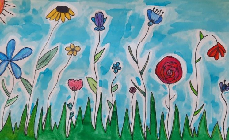 Water Coloring in the Garden Drop-In (Best for Ages 4-16)