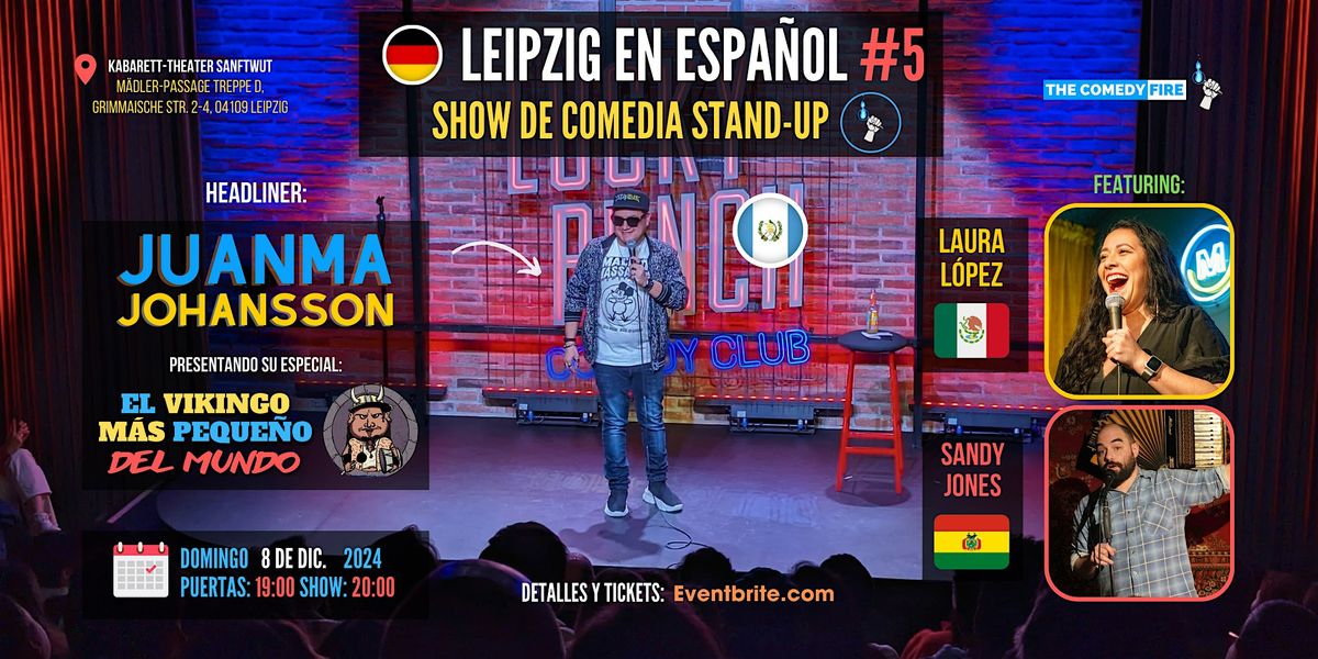 Leipzig en Espa\u00f1ol #5 - El showcase de comedia stand-up  \u00a1\u00daltimo del a\u00f1o!