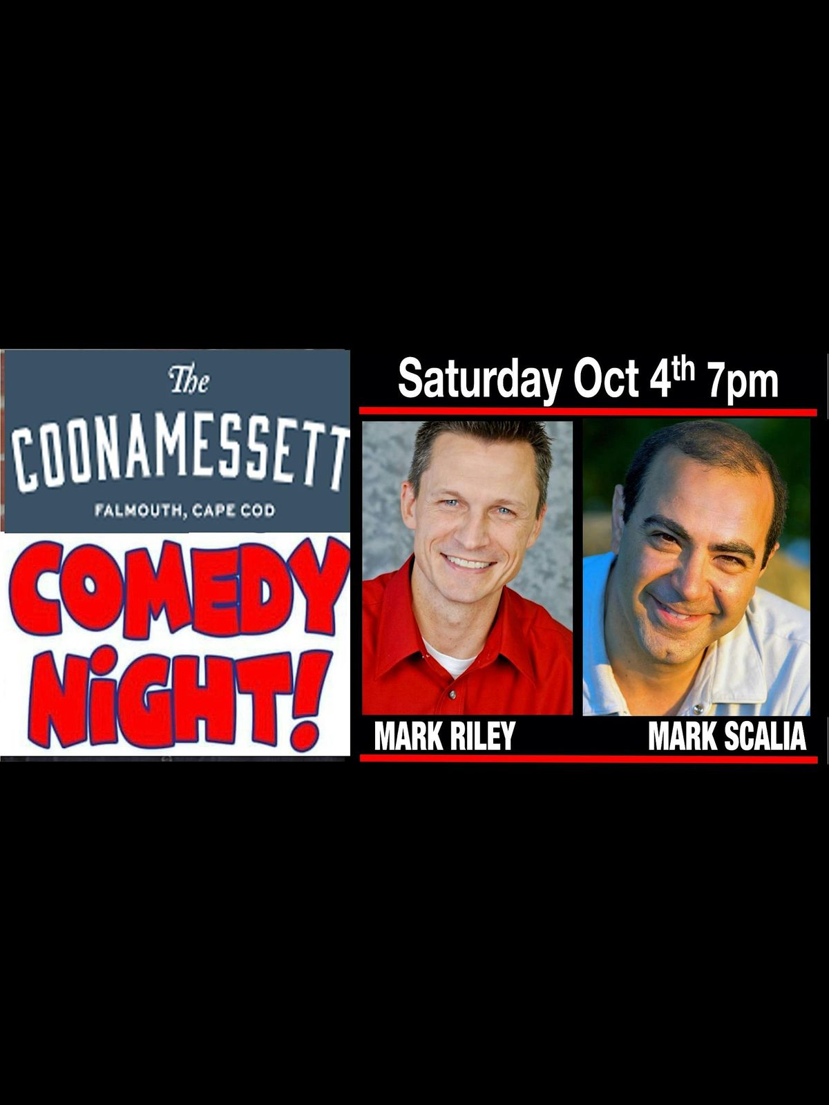 Comedy Night! Mark Riley & Mark Scalia - Join Us For Dinner & The Show!