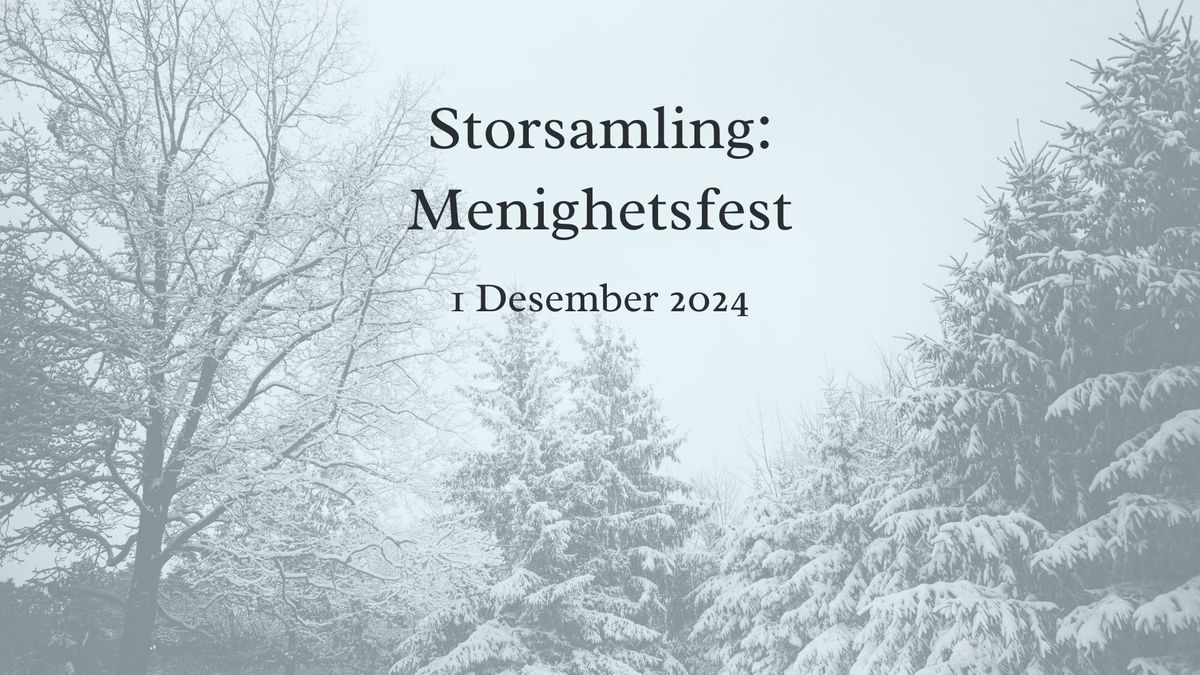 Storsamling: Menighetsfest