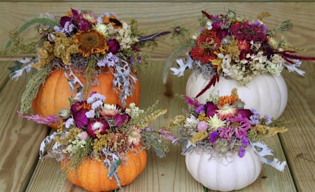Dried Flower Pumpkins