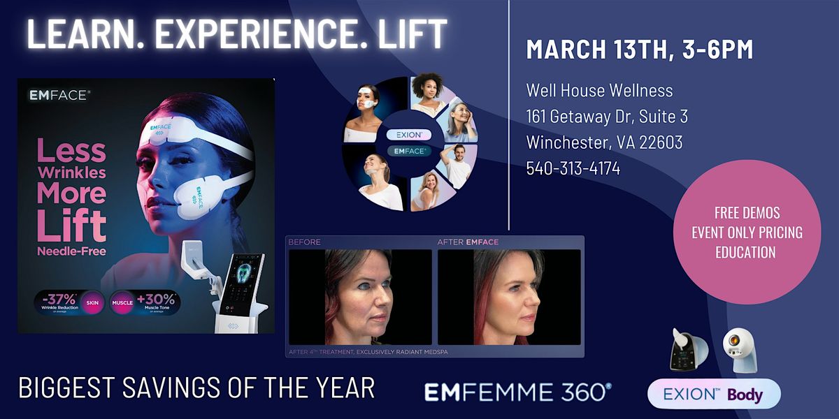 Well House Wellness: The Emface, Emfemme & Exion Body Experience