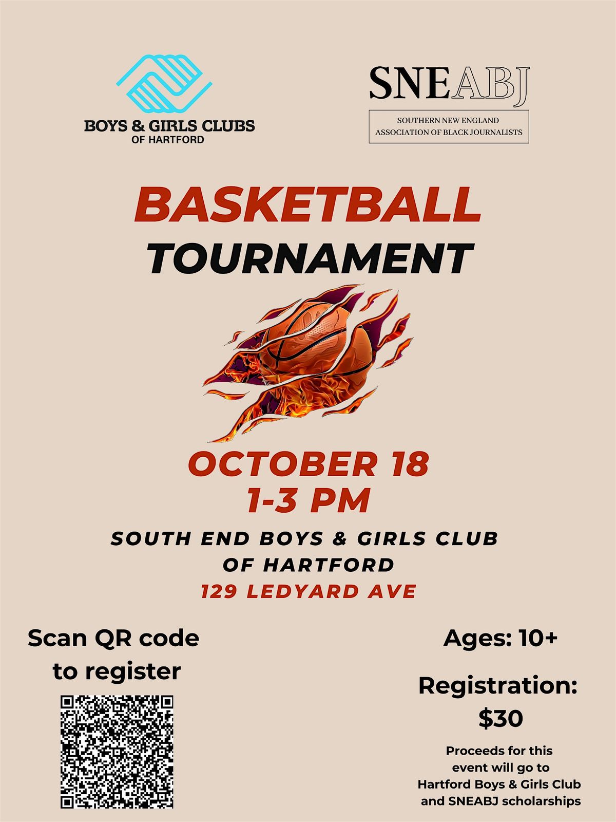 The Boys & Girls Clubs of Hartford\/SNEABJ Basketball Tournament