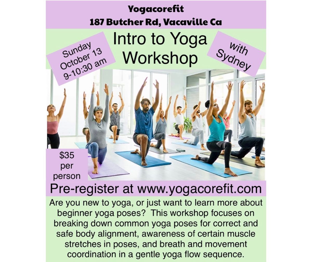 Intro to Yoga Workshop (with Sydney)