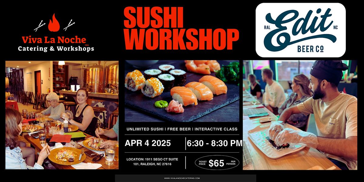 Sushi Workshop Edit Beer Co.